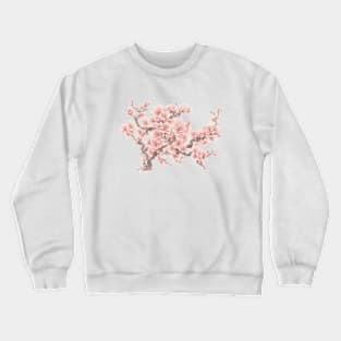 Sakura bonsai, Sakura, Flowers, Bloom, Cherry blossom, Sakura flowers, Sakura trees, Sakura blossom, Wall art, Modern art Crewneck Sweatshirt